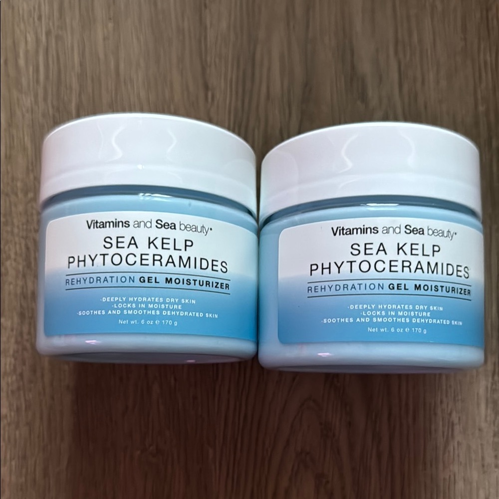 2 Brand New Vitamins and Sea Beauty Gel Moisturizer